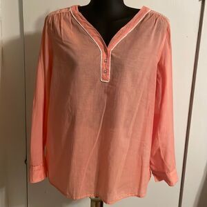 Vintage-1986-Small Petite Tommy Hilfiger boyfriend fit Coupe Copain melon tunic